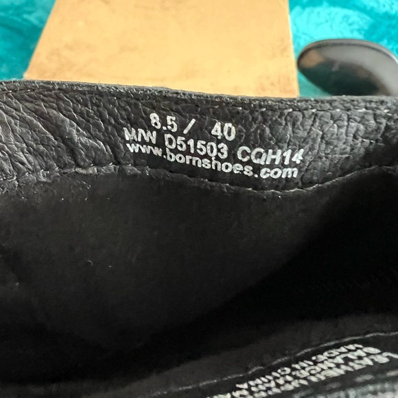 NWT Born Nalani tall black leather boots 8.5, 40 - Picture 6 of 6